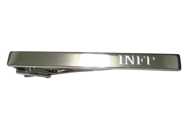 Silver Toned Etched Myers Briggs INFP Tie Clip