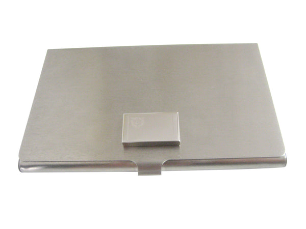 Silver Toned Etched Nevada Flag Business Card Holder