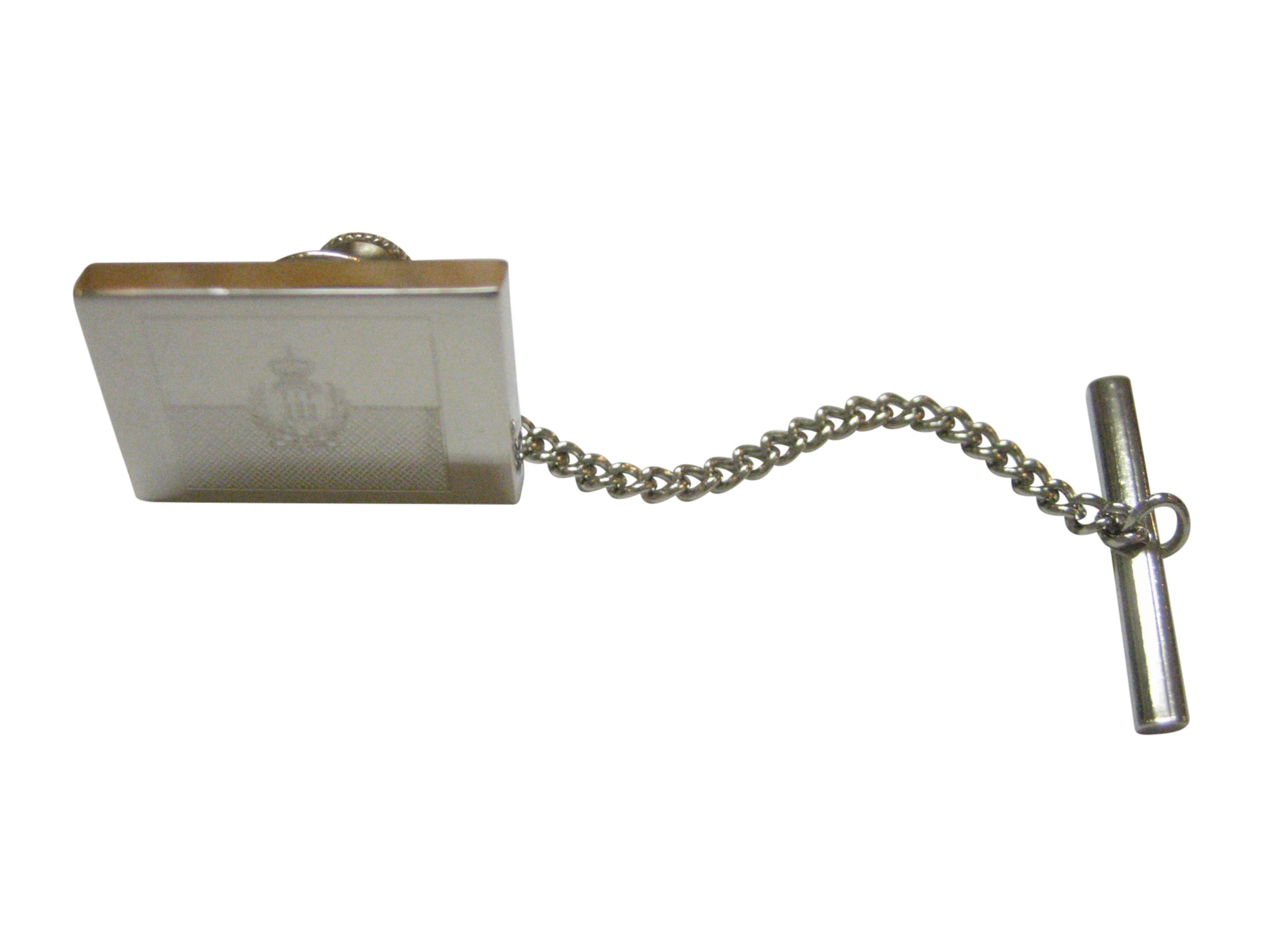 Silver Toned Etched San Marino Flag Tie Tack