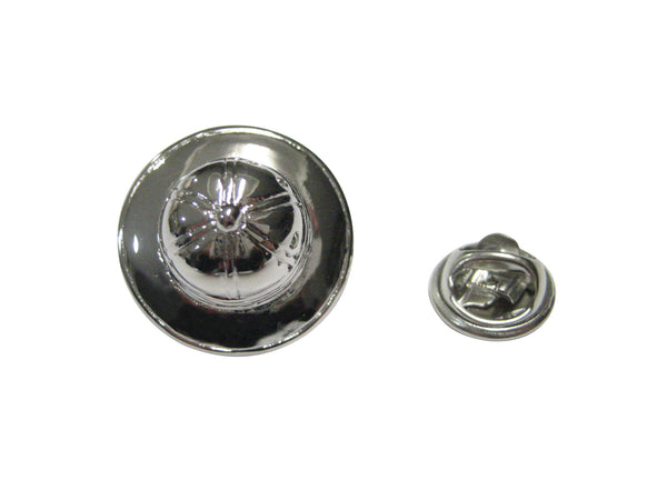 Silver Toned Explorers Hat Lapel Pin
