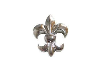 Silver Toned Fleur De Lys Magnet