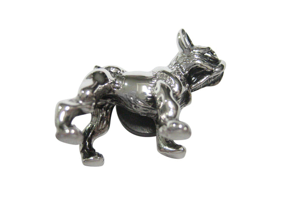 Silver Toned French Bulldog Magnet