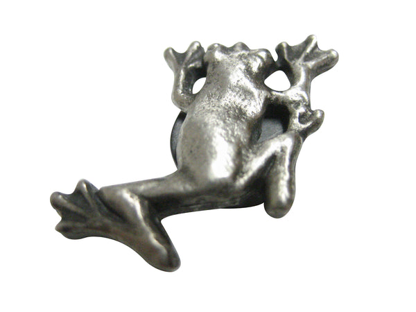 Silver Toned Frog Magnet