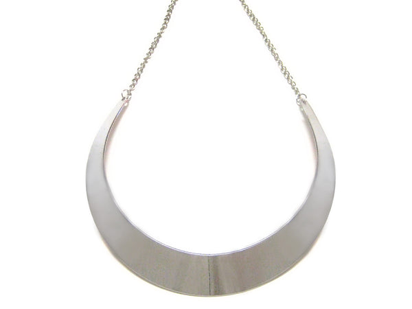 Silver Toned Full Collar Necklace
