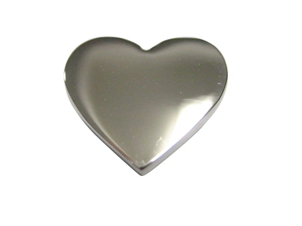 Silver Toned Heart Love Magnet