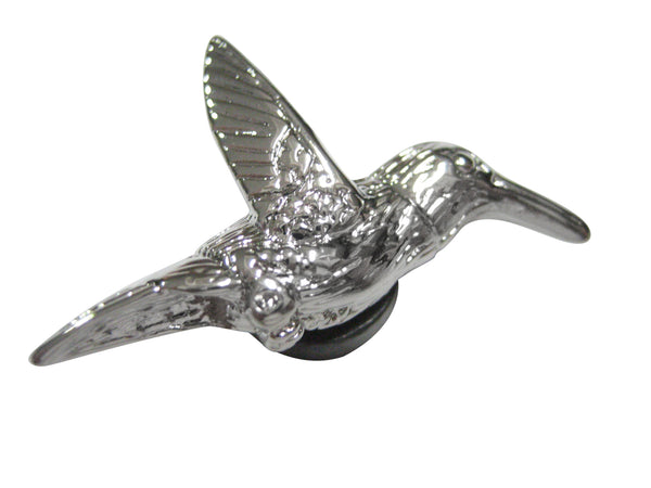 Silver Toned Hummingbird Magnet