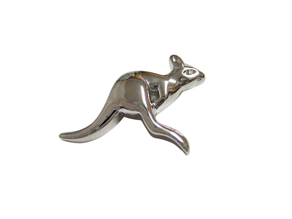 Silver Toned Kangaroo Magnet