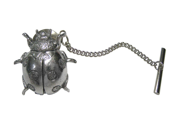 Silver Toned Ladybug Bug Insect Tie Tack