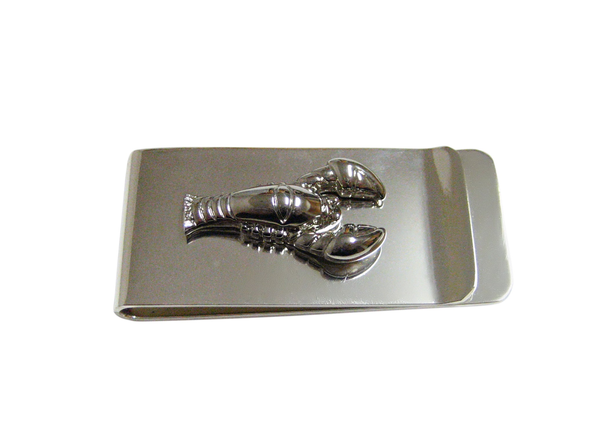 Silver Toned Lobster Money Clip