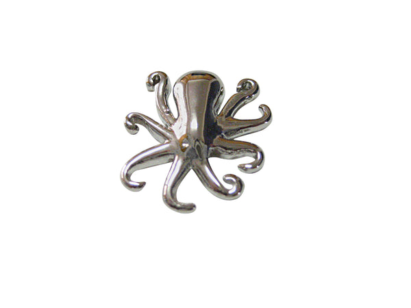Silver Toned Octopus Magnet