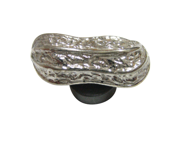 Silver Toned Peanut Magnet