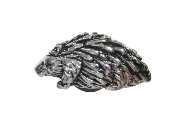 Silver Toned Porcupine Magnet