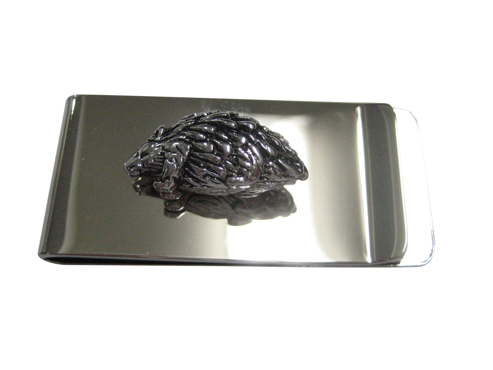 Silver Toned Porcupine Money Clip