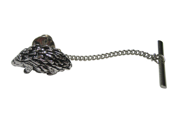 Silver Toned Porcupine Tie Tack