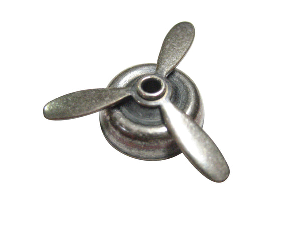Silver Toned Propeller Magnet