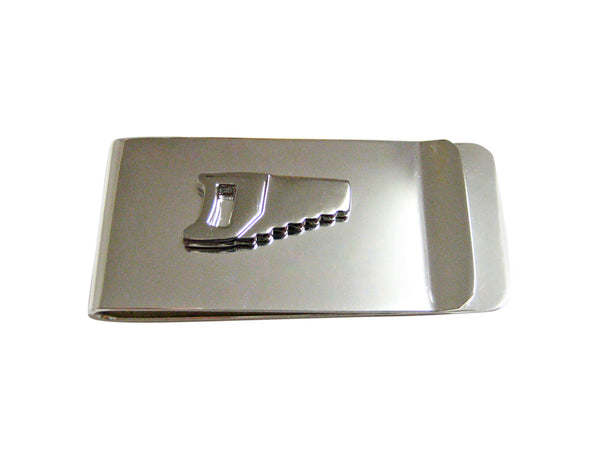 Silver Toned Saw Tool Money Clip