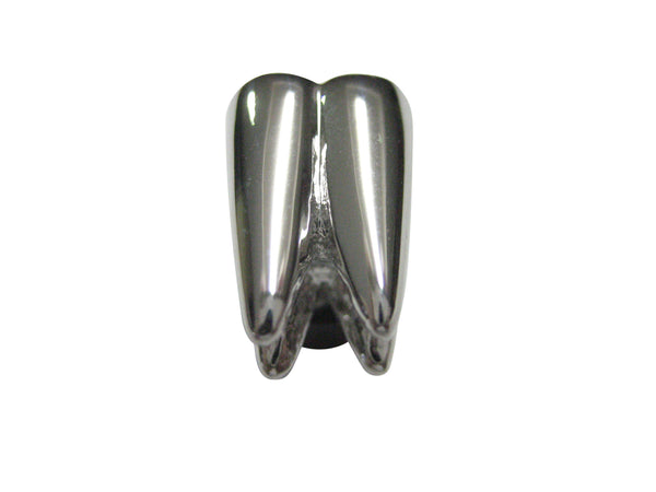 Silver Toned Shiny Dental Tooth Teeth Magnet