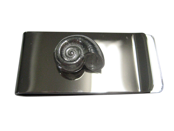 Silver Toned Snail Money Clip