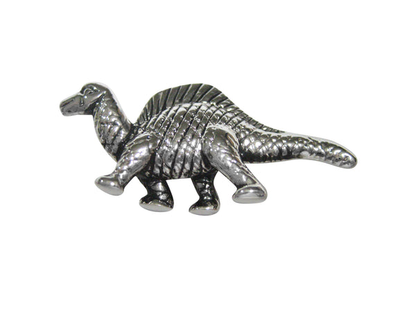 Silver Toned Spinosaurus Dinosaur Magnet
