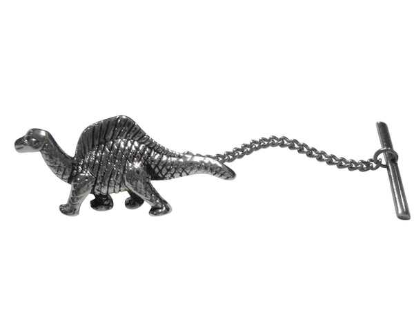 Silver Toned Spinosaurus Dinosaur Tie Tack