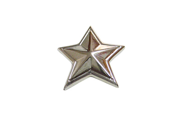 Silver Toned Star Magnet