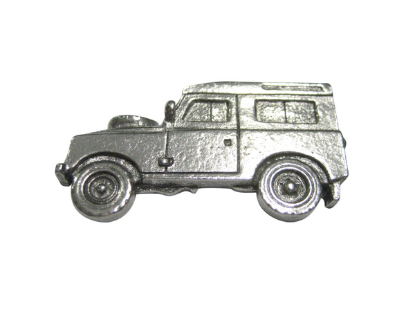 Silver Toned Textured 4x4 Exploring Rugged Truck Magnet