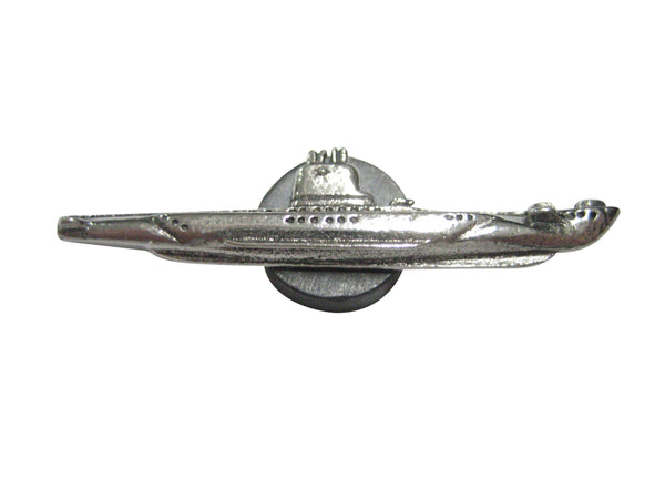Silver Toned Textured Submarine Magnet