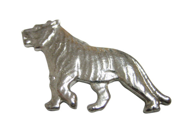 Silver Toned Tiger Magnet