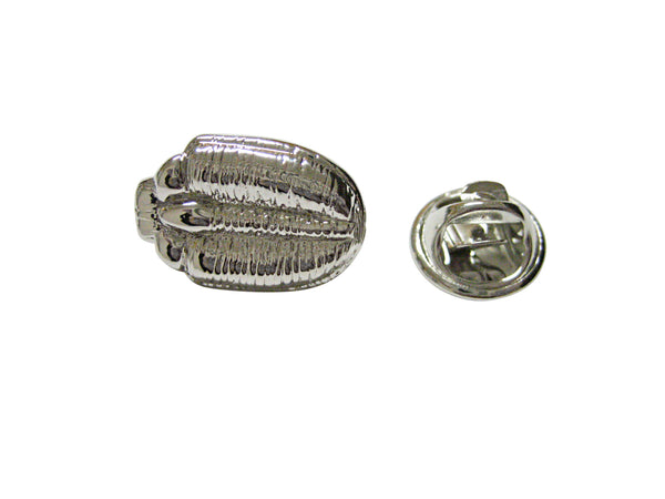 Silver Toned Trilobite Design Pendant Lapel Pin