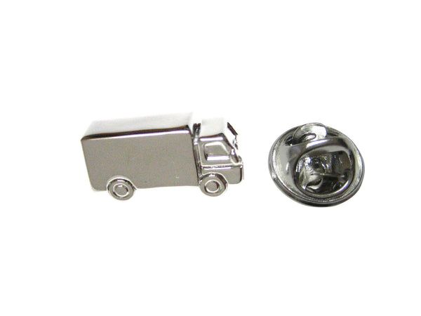 Silver Toned Truck Lapel Pin