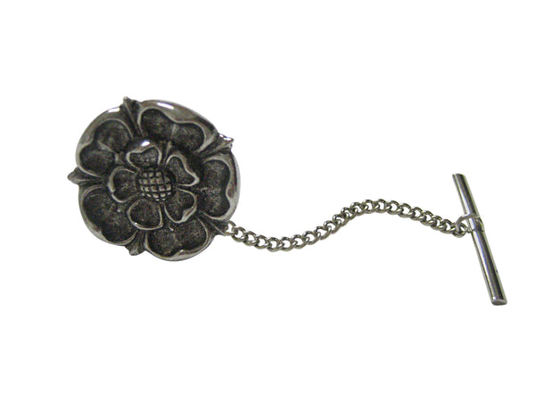 Silver Toned Tudor Rose Tie Tack