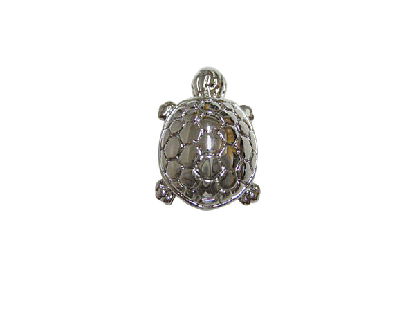 Silver Toned Turtle Tortoise Magnet