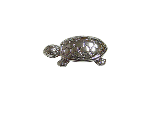 Silver Toned Turtle Tortoise Magnet