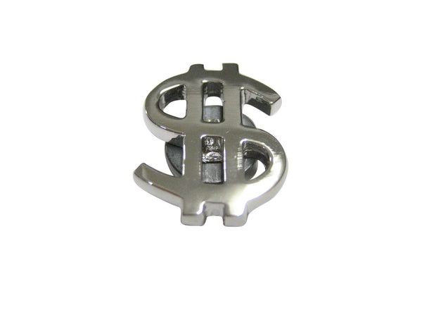 Silver Toned US Dollar Sign Magnet