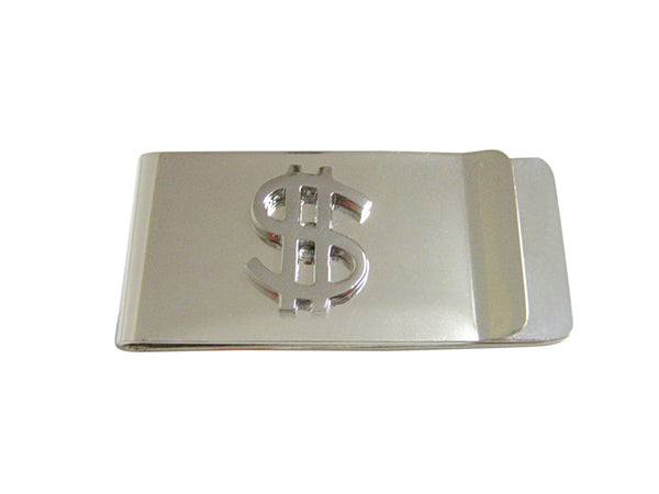 Silver Toned US Dollar Sign Money Clip