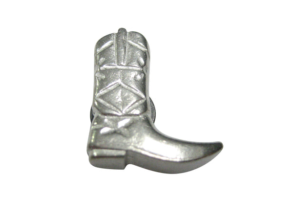 Silver Toned Western Cowboy Boots Magnet