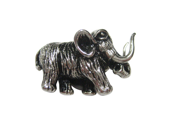 Silver Toned Woolly Mammoth Magnet