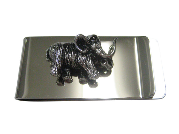 Silver Toned Woolly Mammoth Money Clip