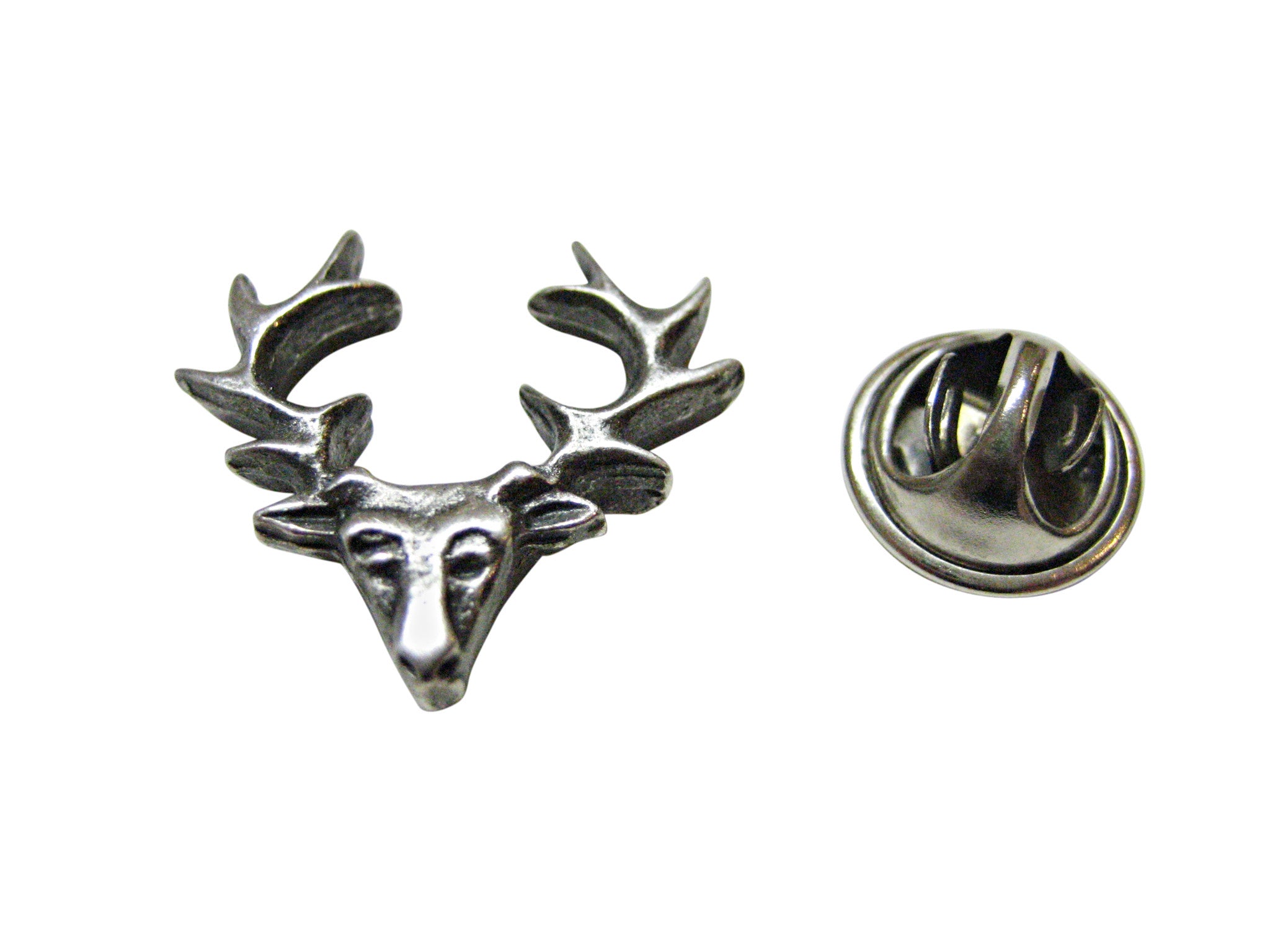 Simple Deer Head Lapel Pin