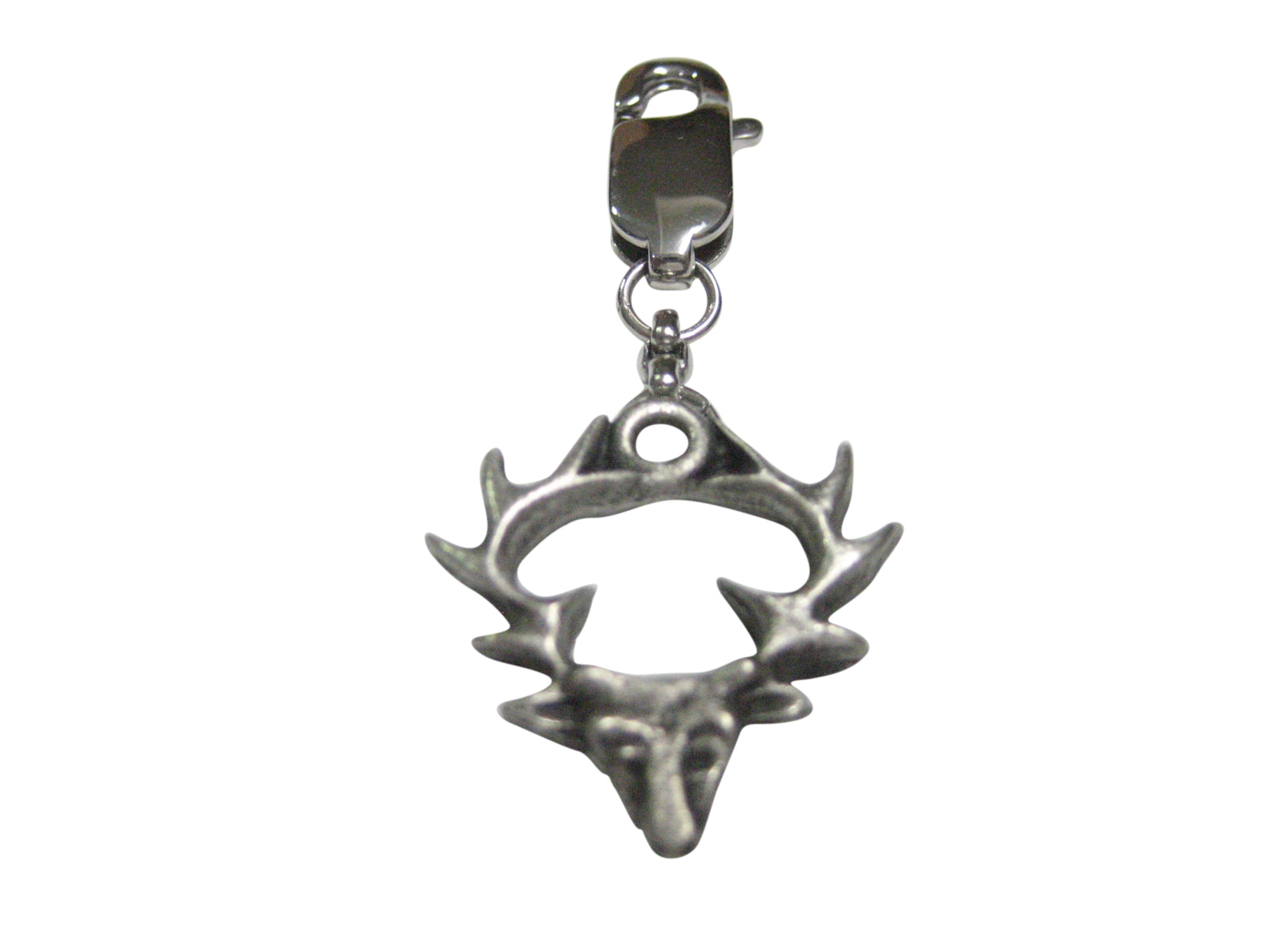 Simple Deer Head Pendant Zipper Pull Charm