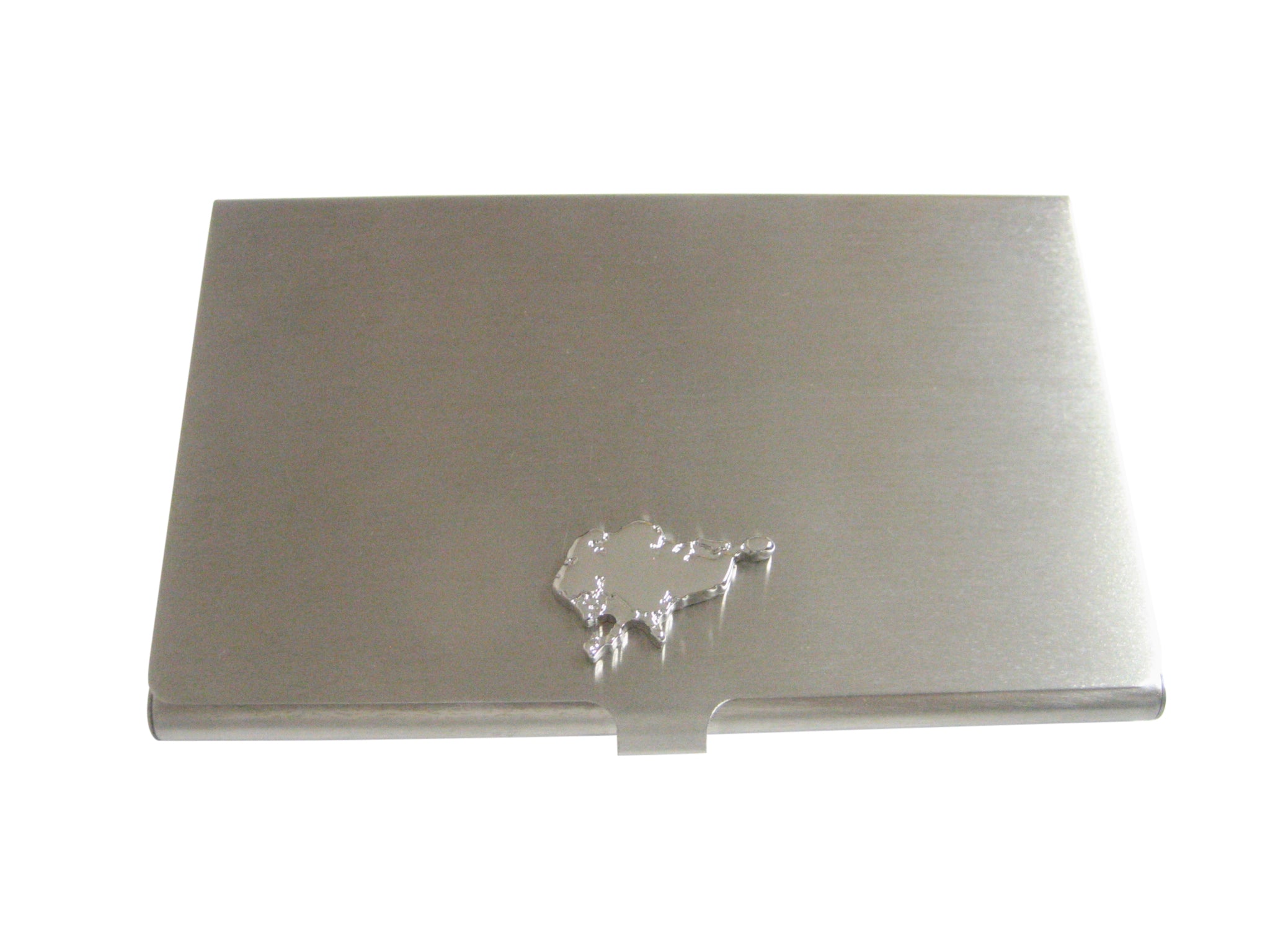 Singapore Map Shape Pendant Business Card Holder