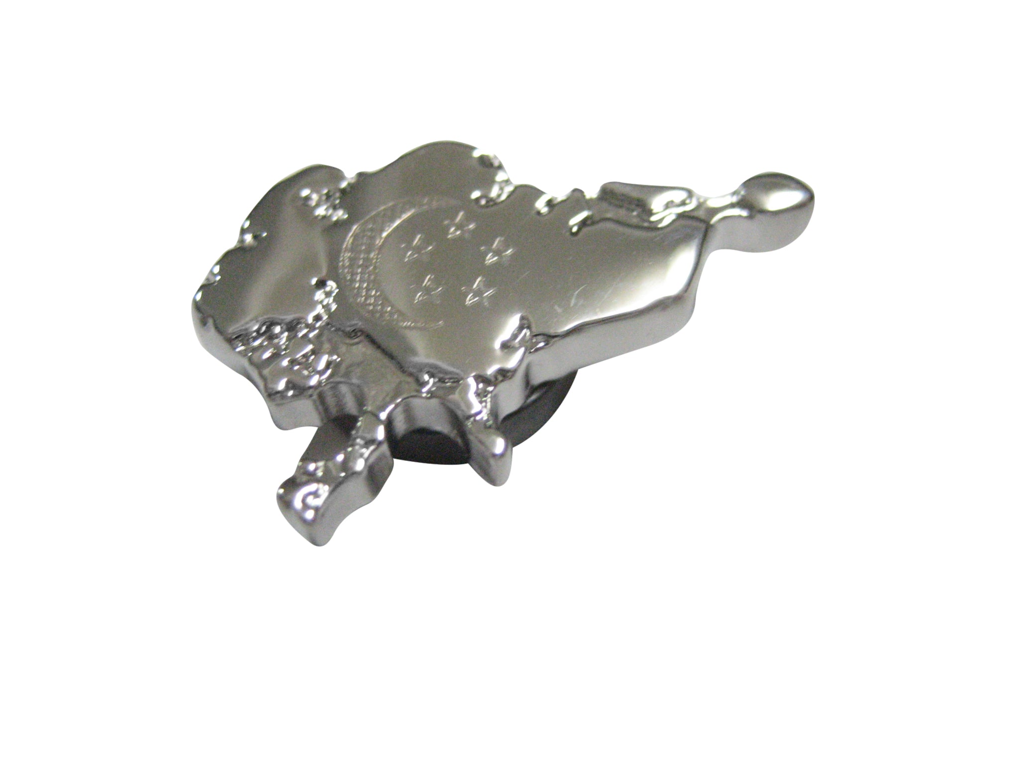 Singapore Map Shape and Flag Design Magnet