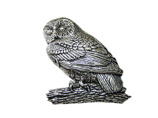 Sitting Owl Bird Magnet