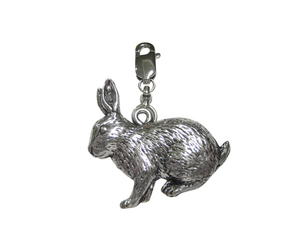 Sitting Rabbit Hare Pendant Zipper Pull Charm