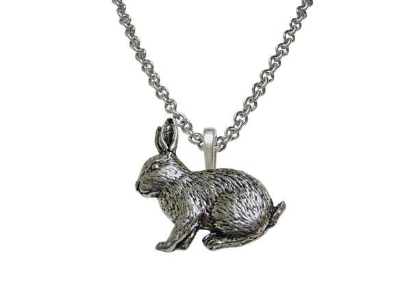 Sitting Rabbit Pendant Necklace