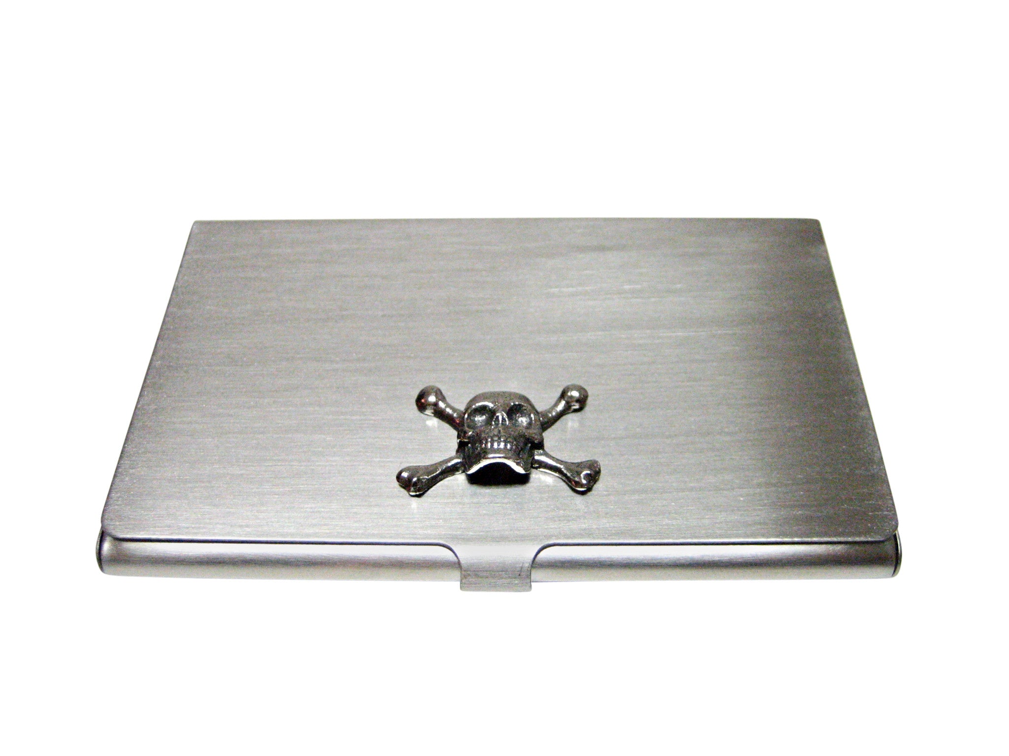 Skull Cross Bones Business Card Holder