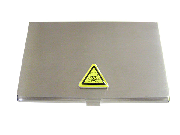 Skull Death Danger Warning Business Card Holder