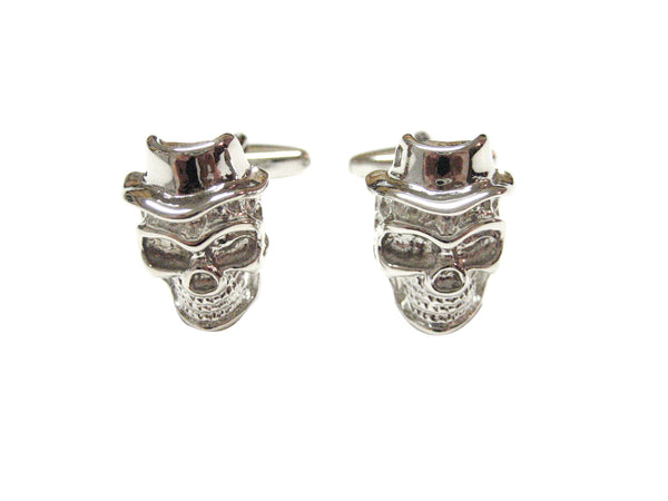 Skull with Hat Cufflinks