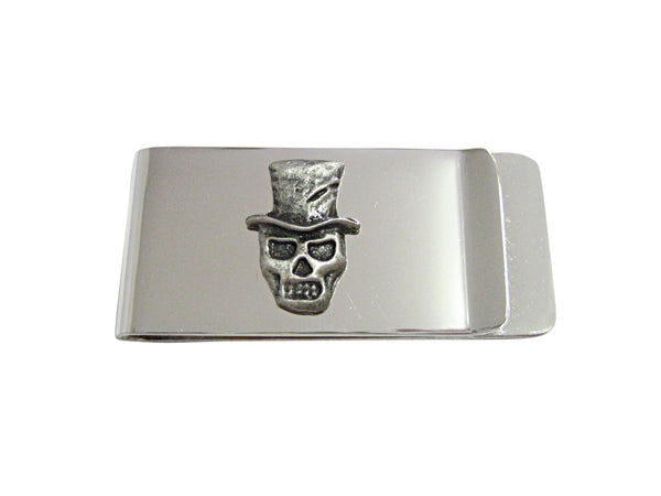 Skull with Hat Money Clip