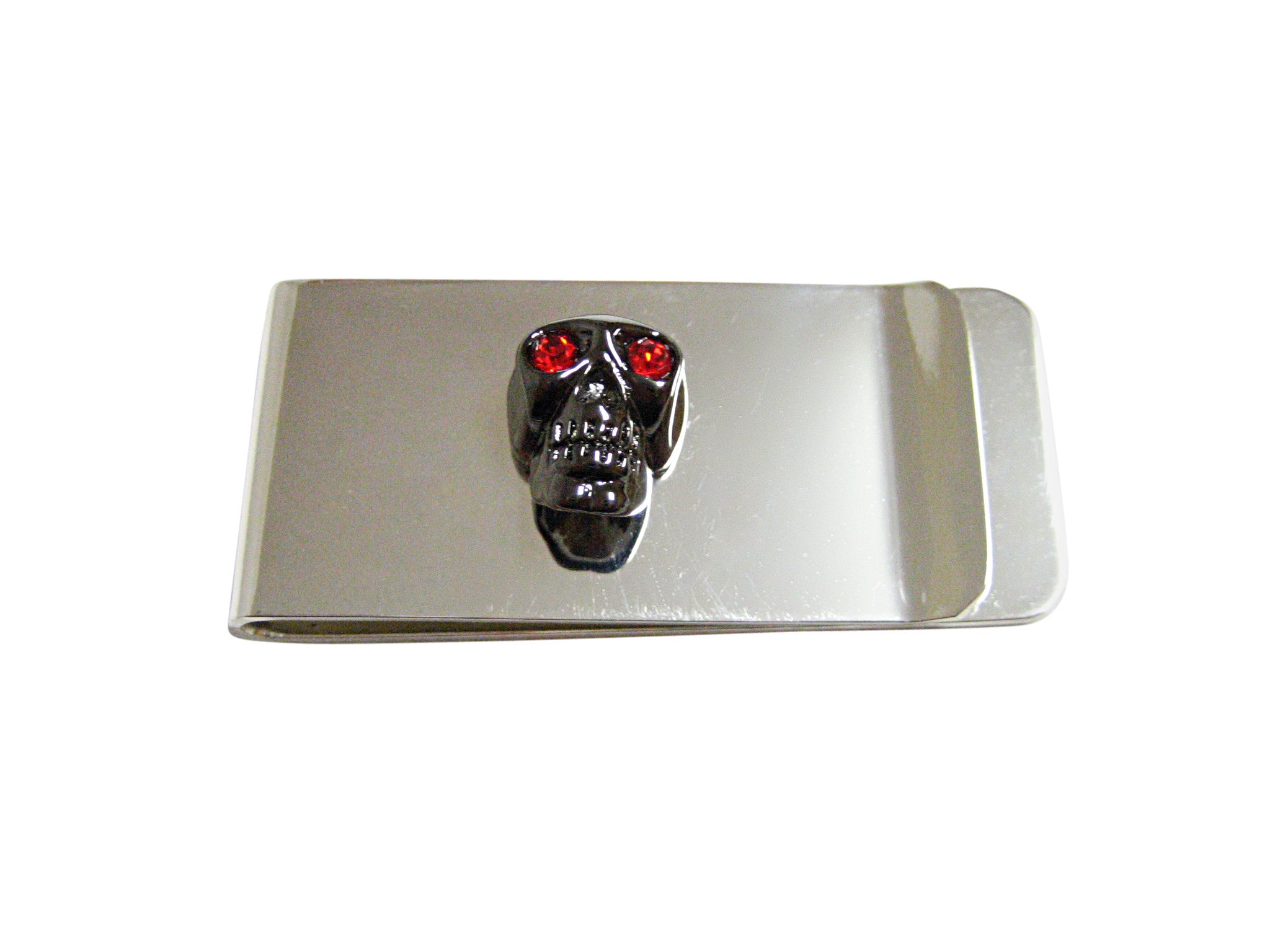 Skull with Red Eyes Money Clip